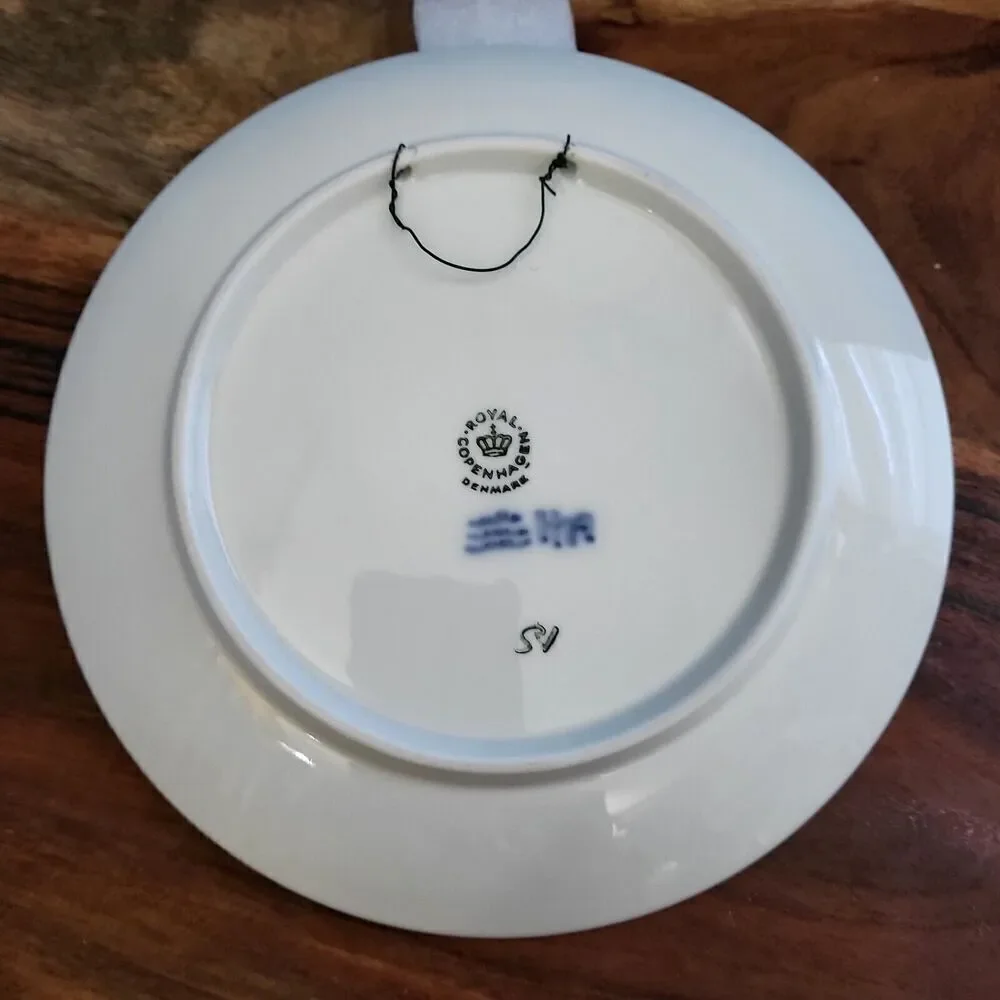 1969 Royal Copenhagen Moon Landing Collectible Plate Victoria Spatii Blue 7.25